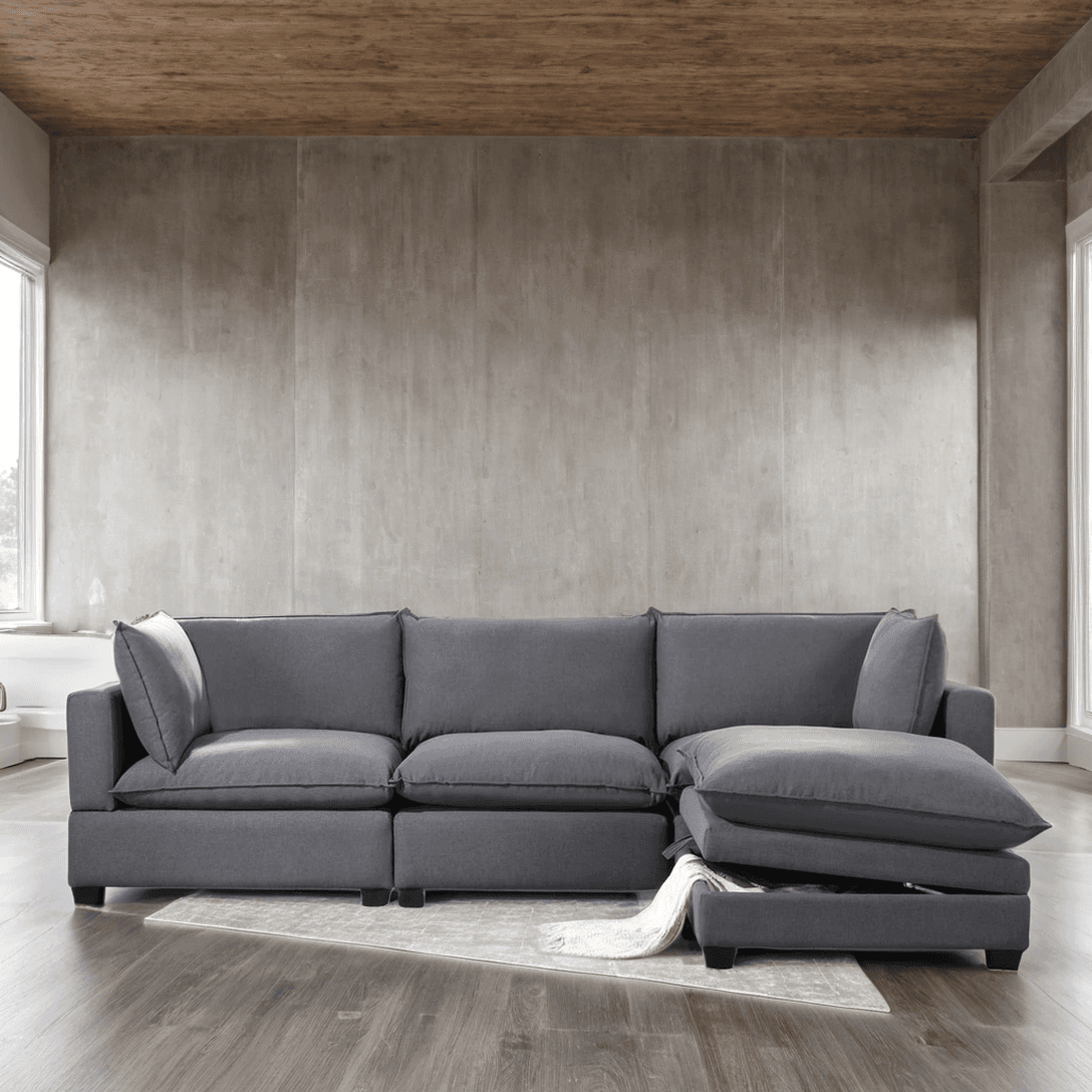 Cloud2 Charcoal Modular Sectional  | image 1