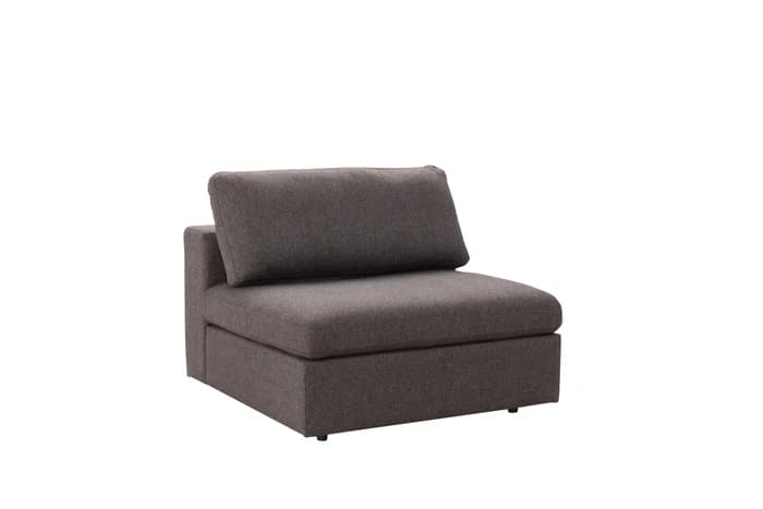 Arny Smoke Armless Chair  | image 1