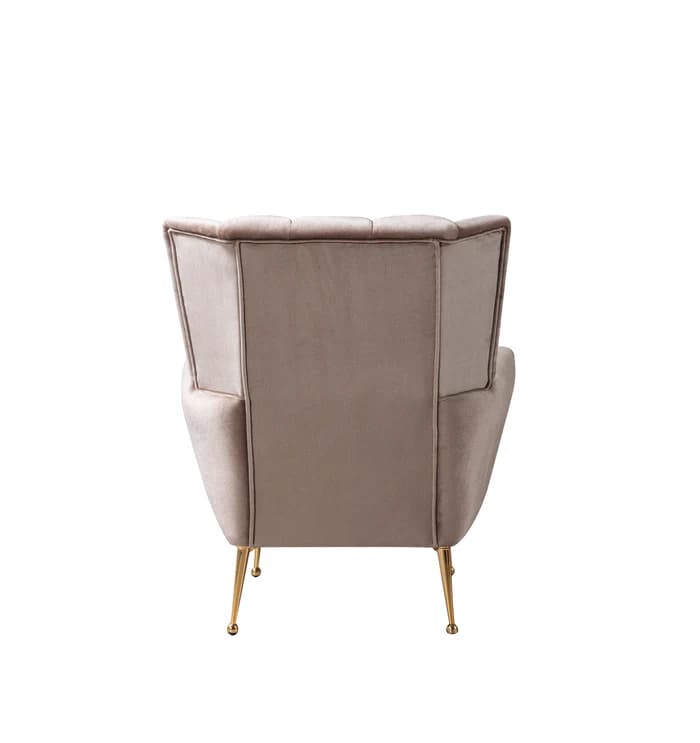 Merida Coffee Velvet Chair  | image 2