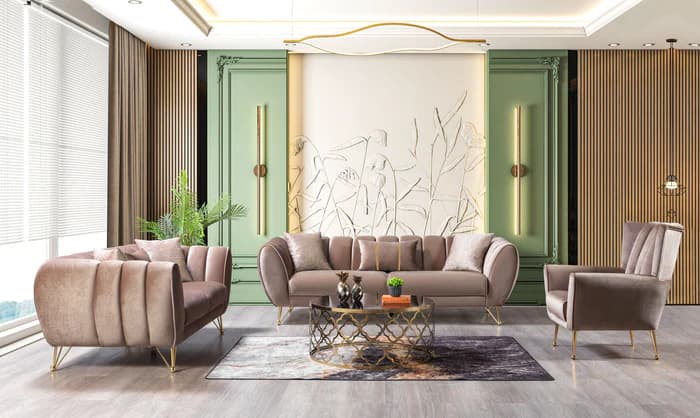 Merida Coffee Velvet Chair  | image 5