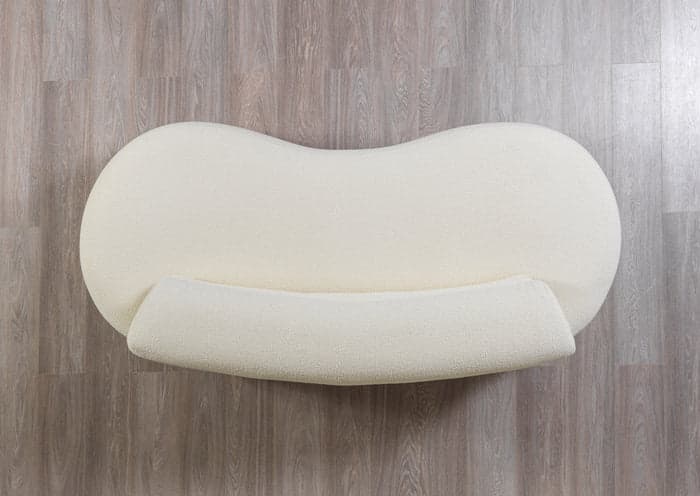 Larissa Ivory Boucle Loveseat  | image 2