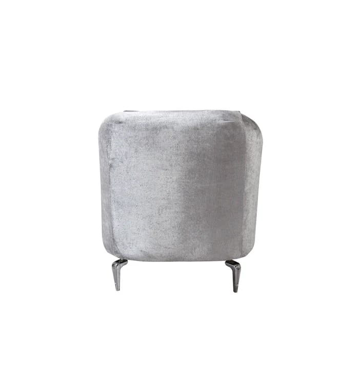 Santana Silver Velvet Chair  | image 2