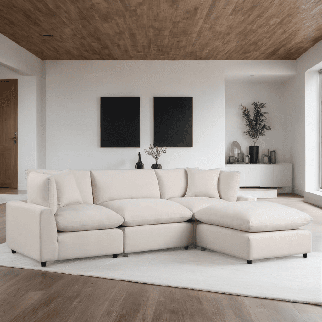 SKY SAND Linen Modular Sectional  | image 1