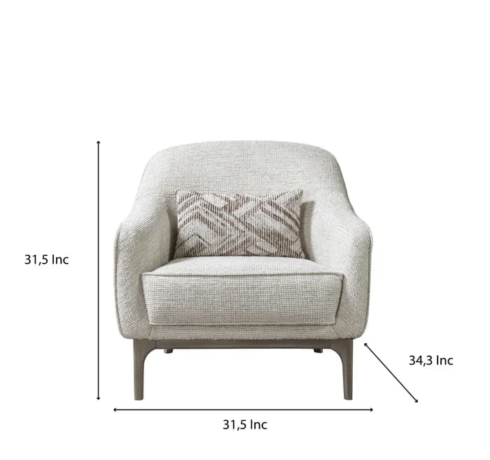 Dylan Ivory Linen Chair  | image 2
