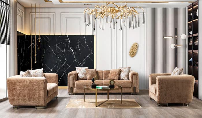 Brenda Coffee Boucle Chair  | image 7