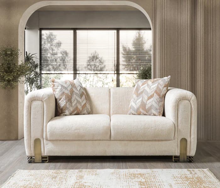 Brenda Ivory Boucle Sofa 93" & Loveseat 71"  | image 6