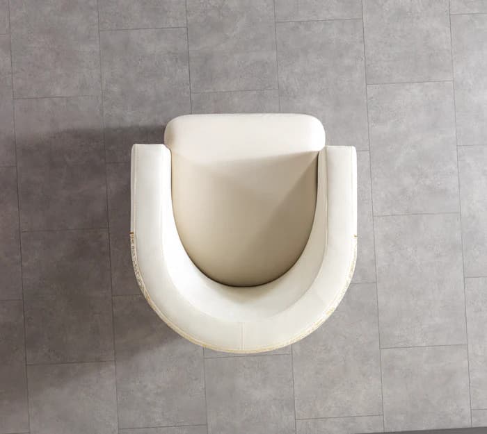 Anica Ivory Velvet Chair  | image 2