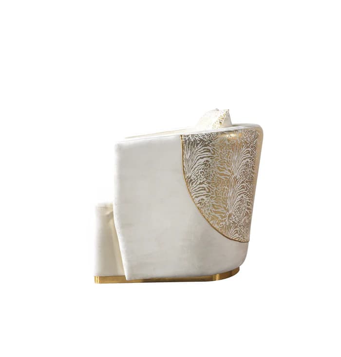 Anica Ivory Velvet Chair  | image 6
