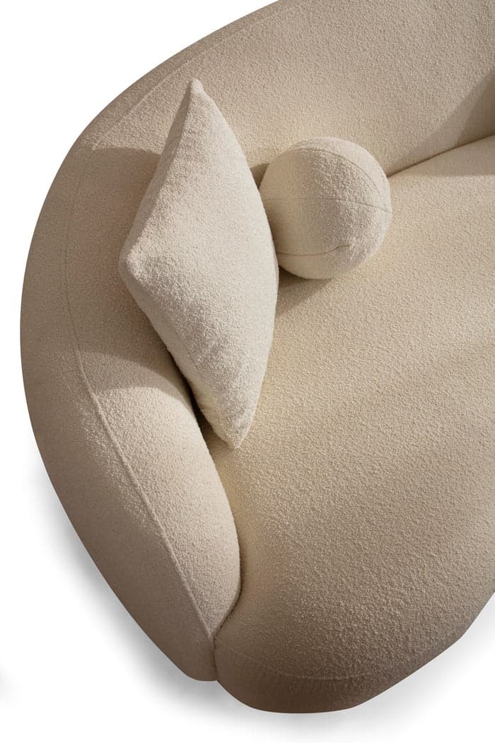 Bonita Ivory Boucle Loveseat  | image 7