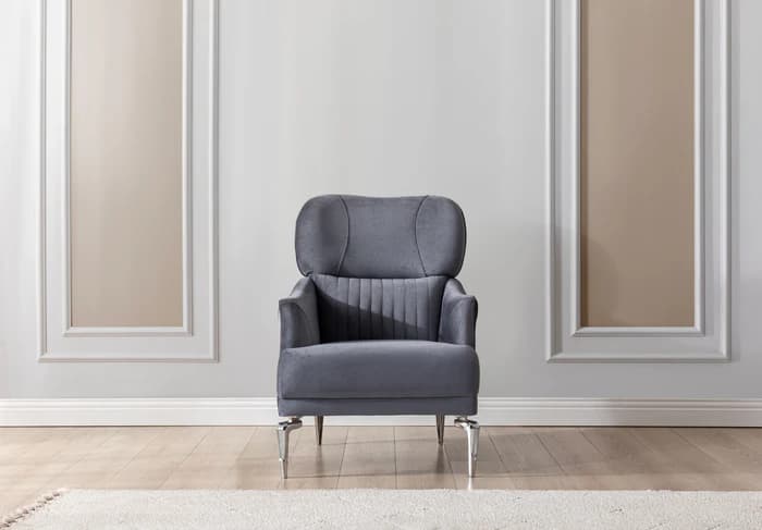 Angela Gray Velvet Sofa 91" & Loveseat 71"  | image 3