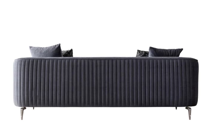 Angela Gray Velvet Sofa 91" & Loveseat 71"  | image 9