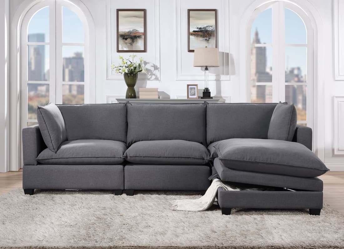 Cloud2 Charcoal Modular Sectional  | image 3