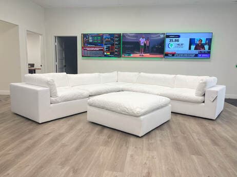 XL CLOUD WHITE Sectional + Ottoman Set  | image 3