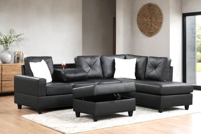 Rocket PU Reversible Sectional | image 1