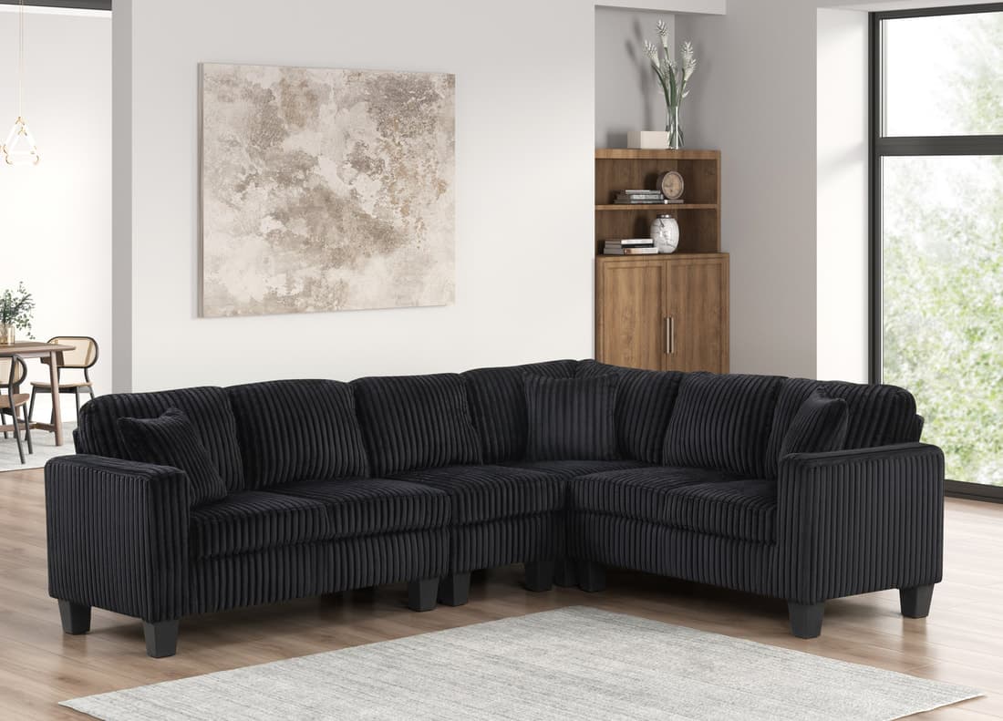 Logan - Reversible Sectional (Cord Fabric) | image 1