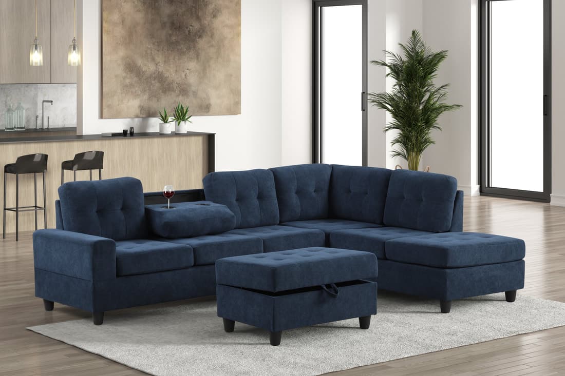 44Heights Reversible Sectional + Ottoman | image 1