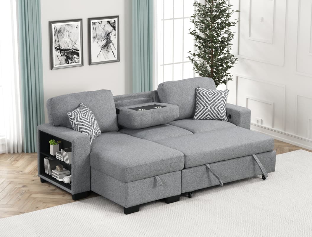 Pacific Reversible Sectional With Pull-Out Bed | image 2