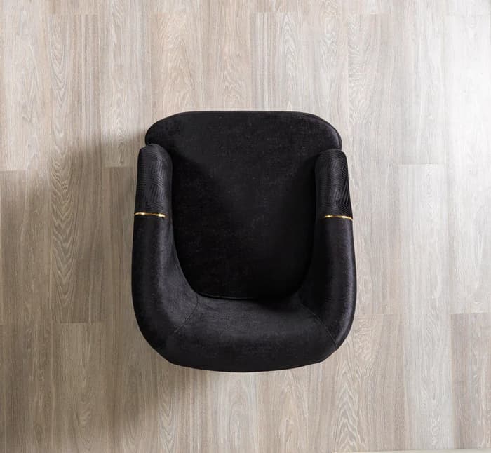 Santana Black Velvet Chair | image 2