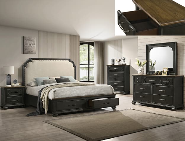 SETB6560 HAMILTON BEDROOM GROUP | image 1