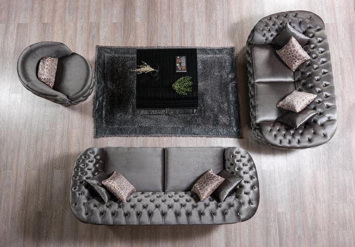 Lupino Gray Velvet Chair | image 6