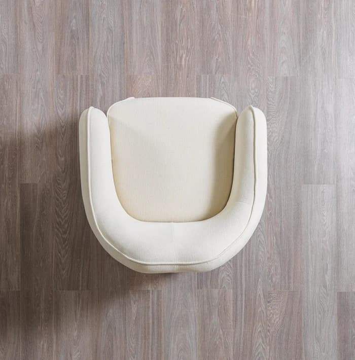 Helena Ivory Velvet Chair | image 2