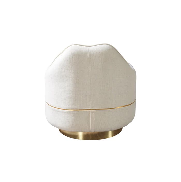 Helena Ivory Velvet Chair | image 4