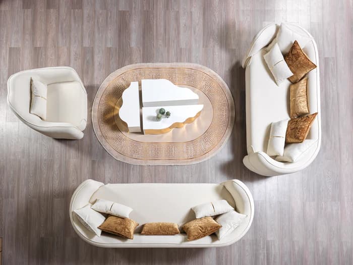 Helena Ivory Velvet Chair | image 5