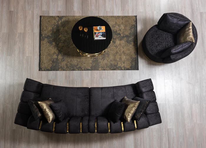 Michelle Black Velvet Chair | image 6