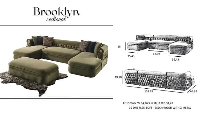 Brooklyn Sectional (Grey) | image 3