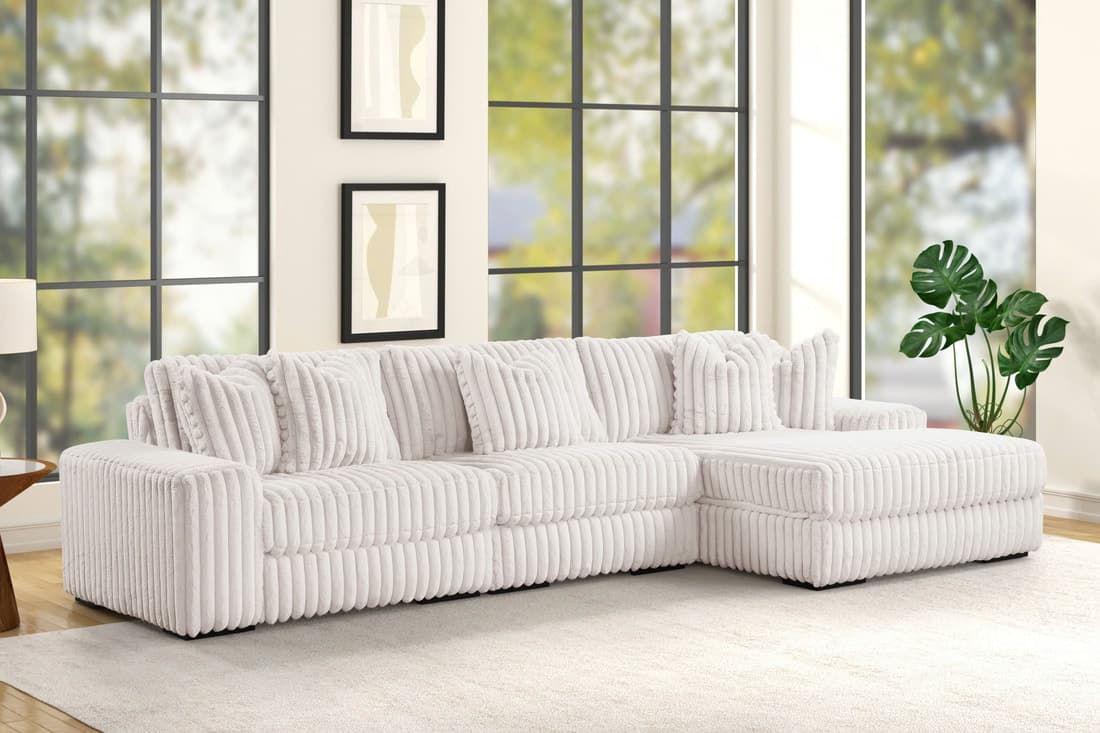 SUNDAY2 BEIGE 3PC Sectional | image 1