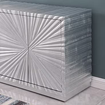 A-C10 Selene Silver Leaf Console | image 6