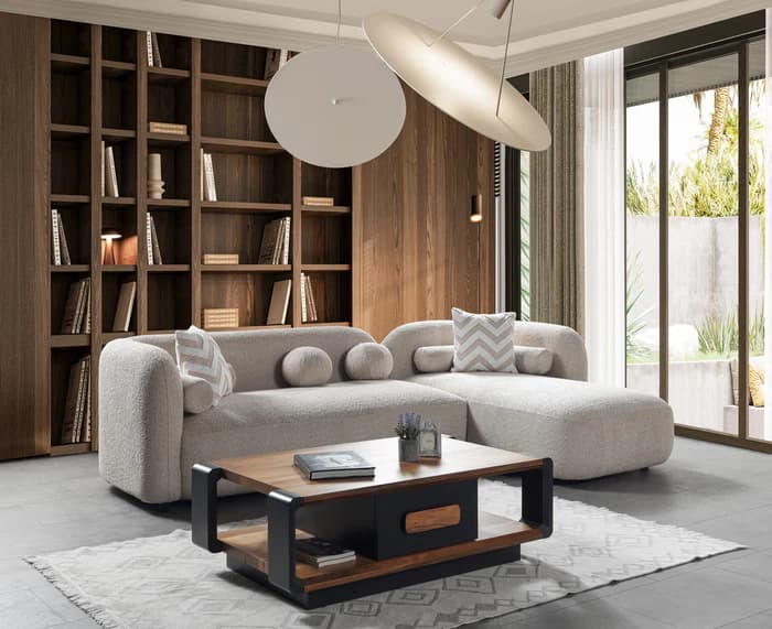 Liva Boucle RAF 110" Sectional | image 3