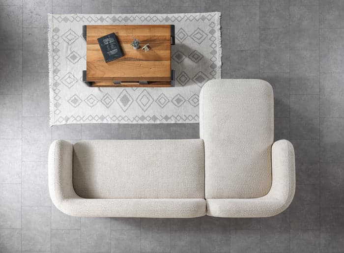 Liva Sand Boucle LAF 110" Sectional | image 2