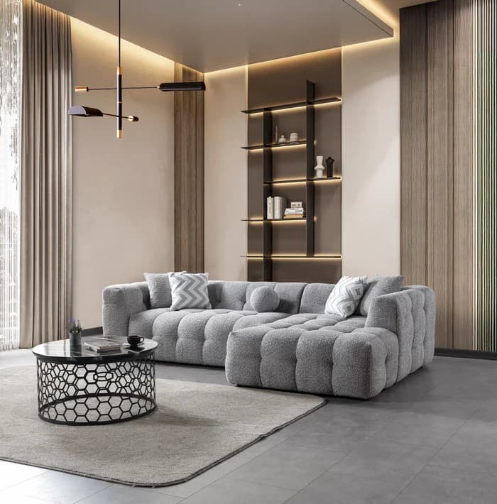 Ivy Boucle RAF 110" Sectional | image 14