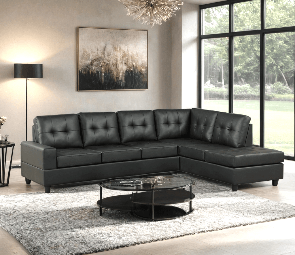 James Black PU Reversible Sectional | image 1