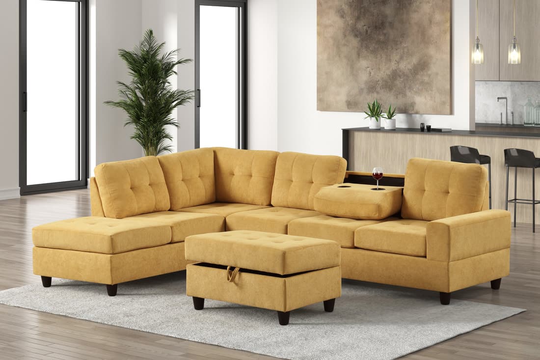 47Heights Reversible Sectional + Ottoman | image 2