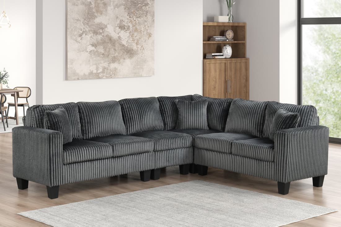 Logan - Reversible Sectional (Cord Fabric) | image 3