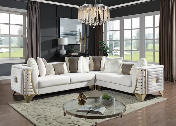 S4020 Donovan (Cream) - Sectional | image 1