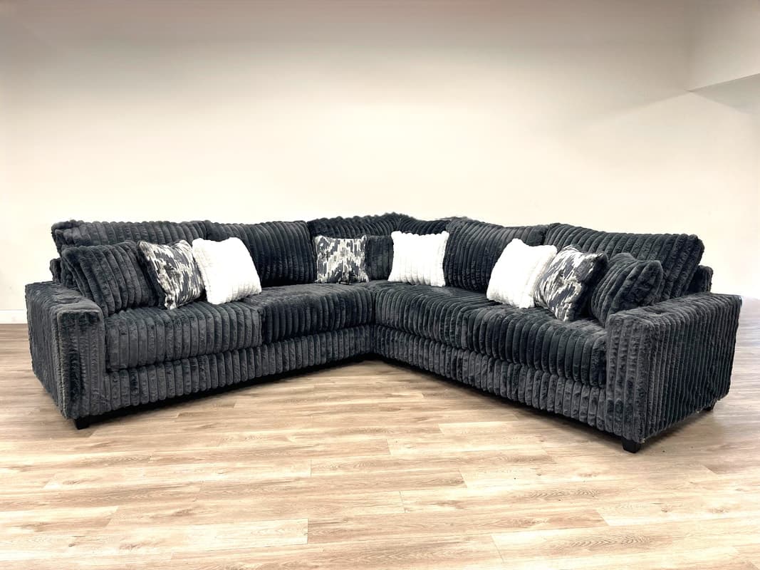 9600 Charcoal - Oversized Sectional | image 1