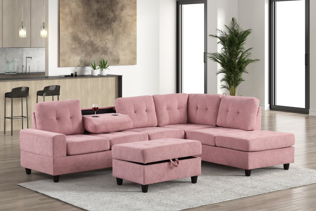 46Heights Reversible Sectional + Ottoman | image 1