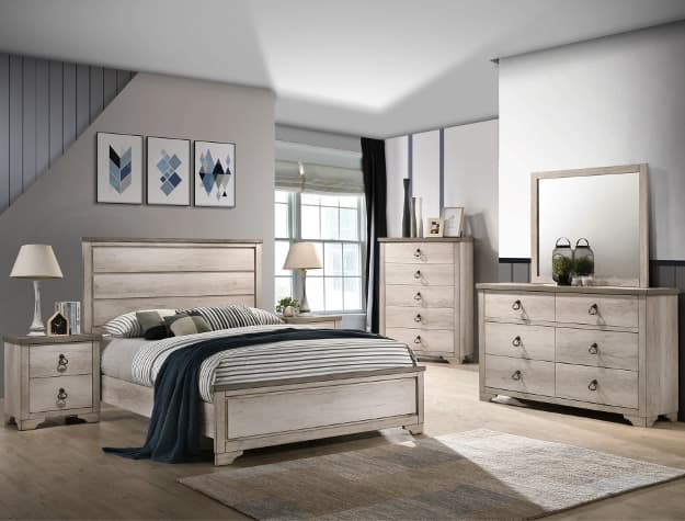 SETB3050 PATTERSON PANEL BEDROOM GROUP | image 1