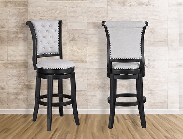 2992DV-29 GRANVILLE SWIVEL BAR STOOL DOVE K/D | image 1