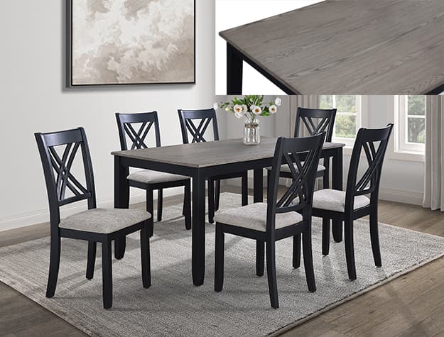 2430SET- ELOISE 7-PK DINETTE SET | image 1