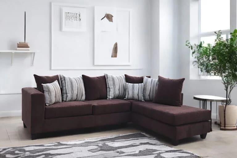 Luna Brown Sectional | image 1