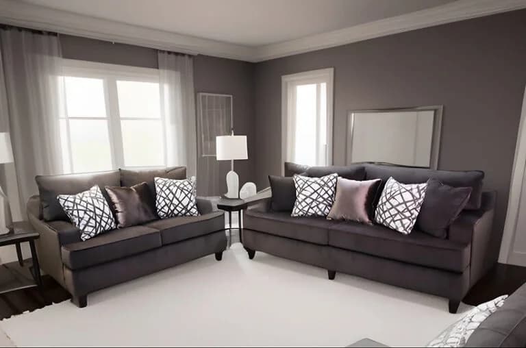 Sofa & Loveseat Brown (Oversized) | image 1