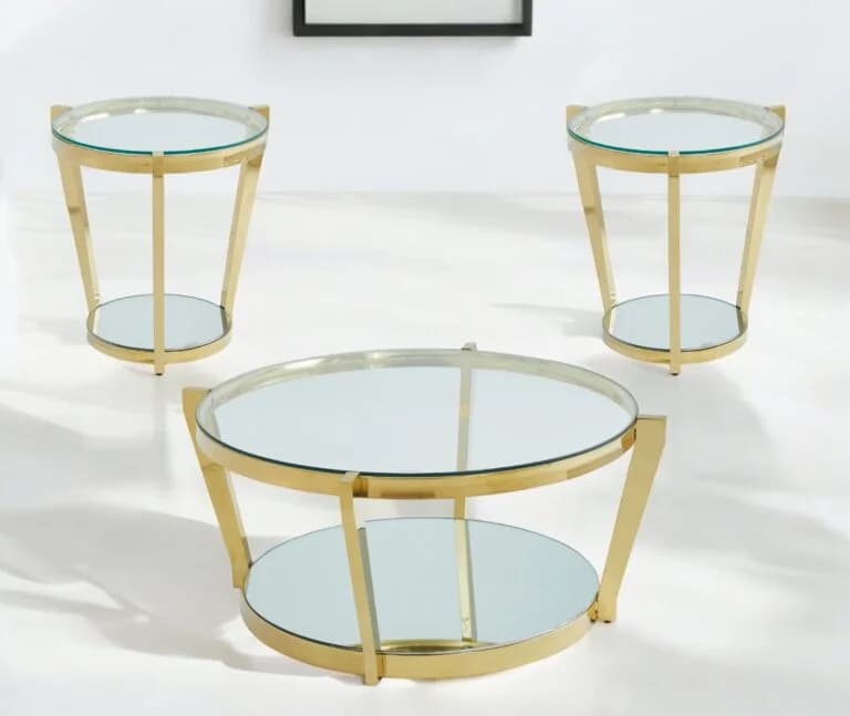 Crystal 3PC Coffee Table SET | image 2