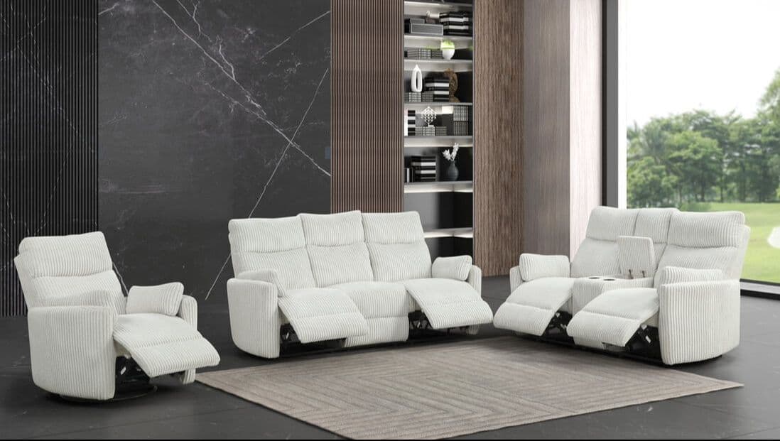 PEPPI - Beige 3pc Reclining Set | image 1