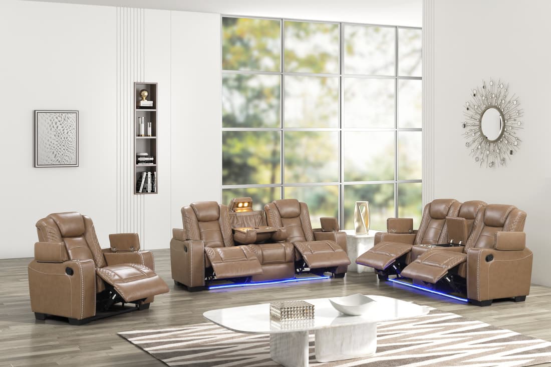 STEFANO10 3PC Reclining Set | image 1