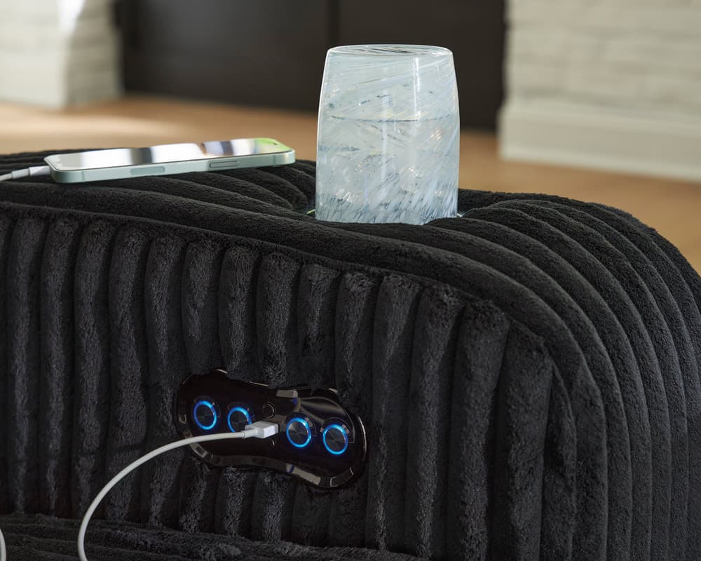 Ashley 642-02 - 2PC or 3PC Power Reclining LED/STEREO Set | image 7