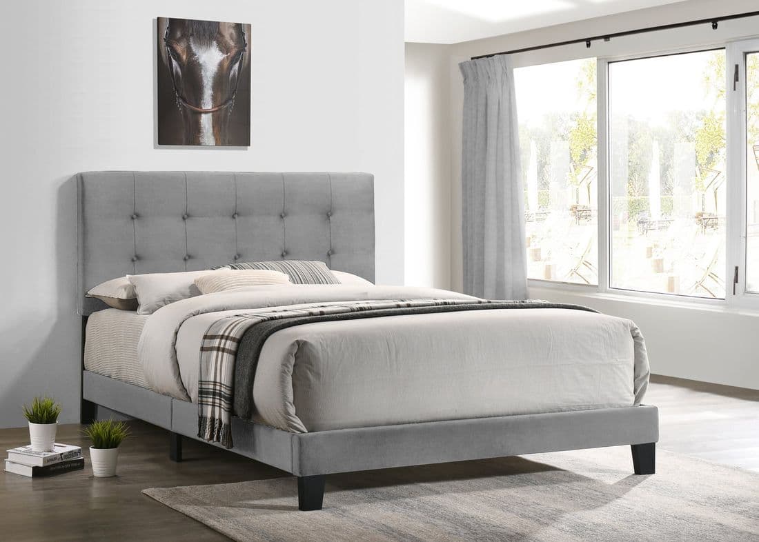 930 Gray Platform Bed - Twin, Full, Queen, King | image 1
